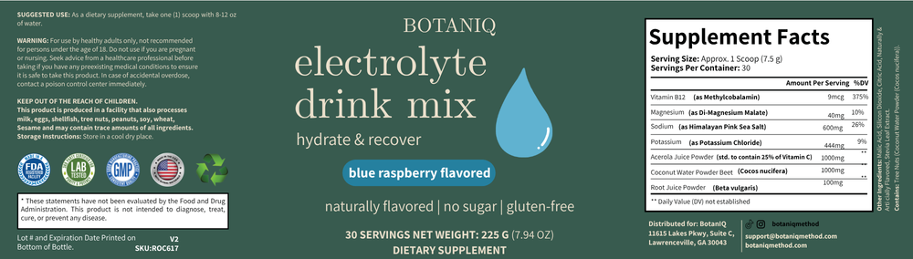 Electrolyte Drink Mix – Berry